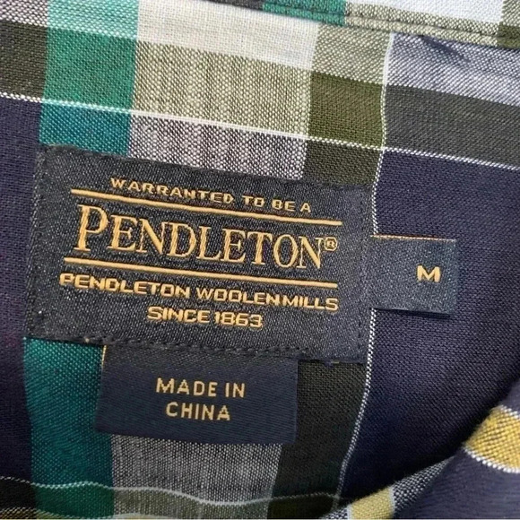 Pendleton plaid button down  shirt - Picture 2 of 4